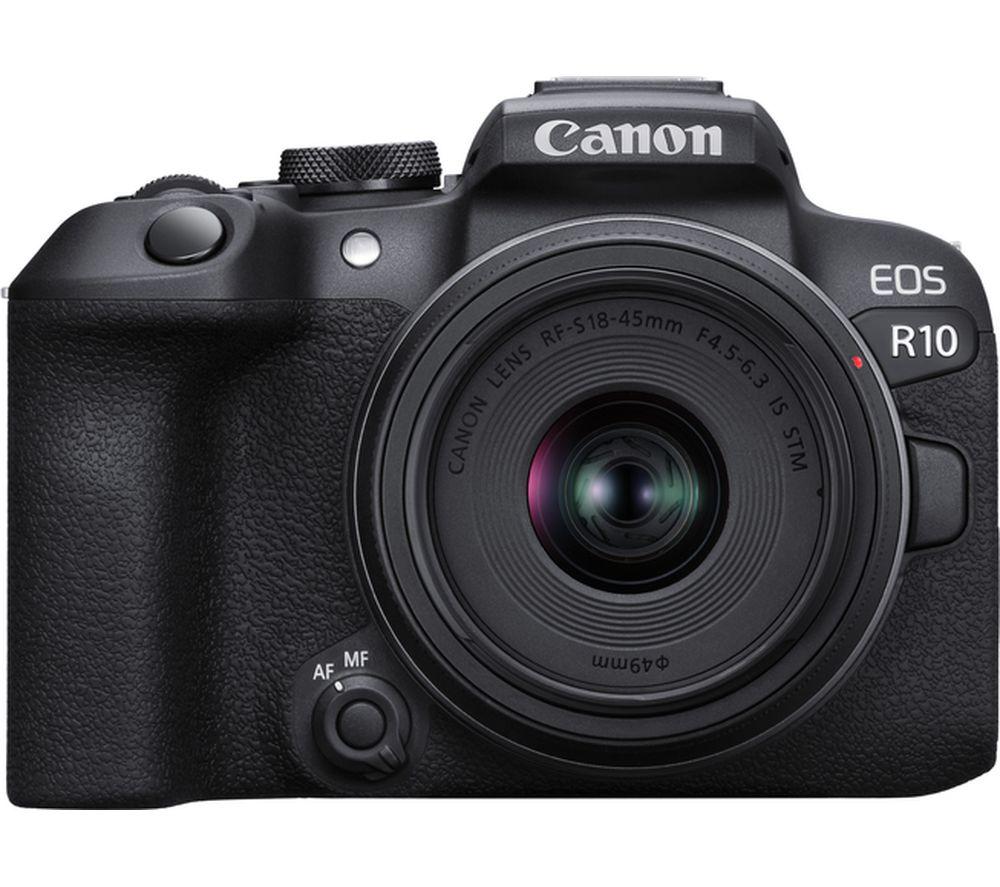 CANON EOS R10 Mirrorless Camera with RF-S 18-45 mm f/4.5-6.3 IS STM Lens