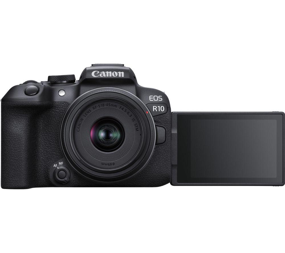 CANON EOS R10 Mirrorless Camera with RF-S 18-45 mm f/4.5-6.3 IS STM Lens