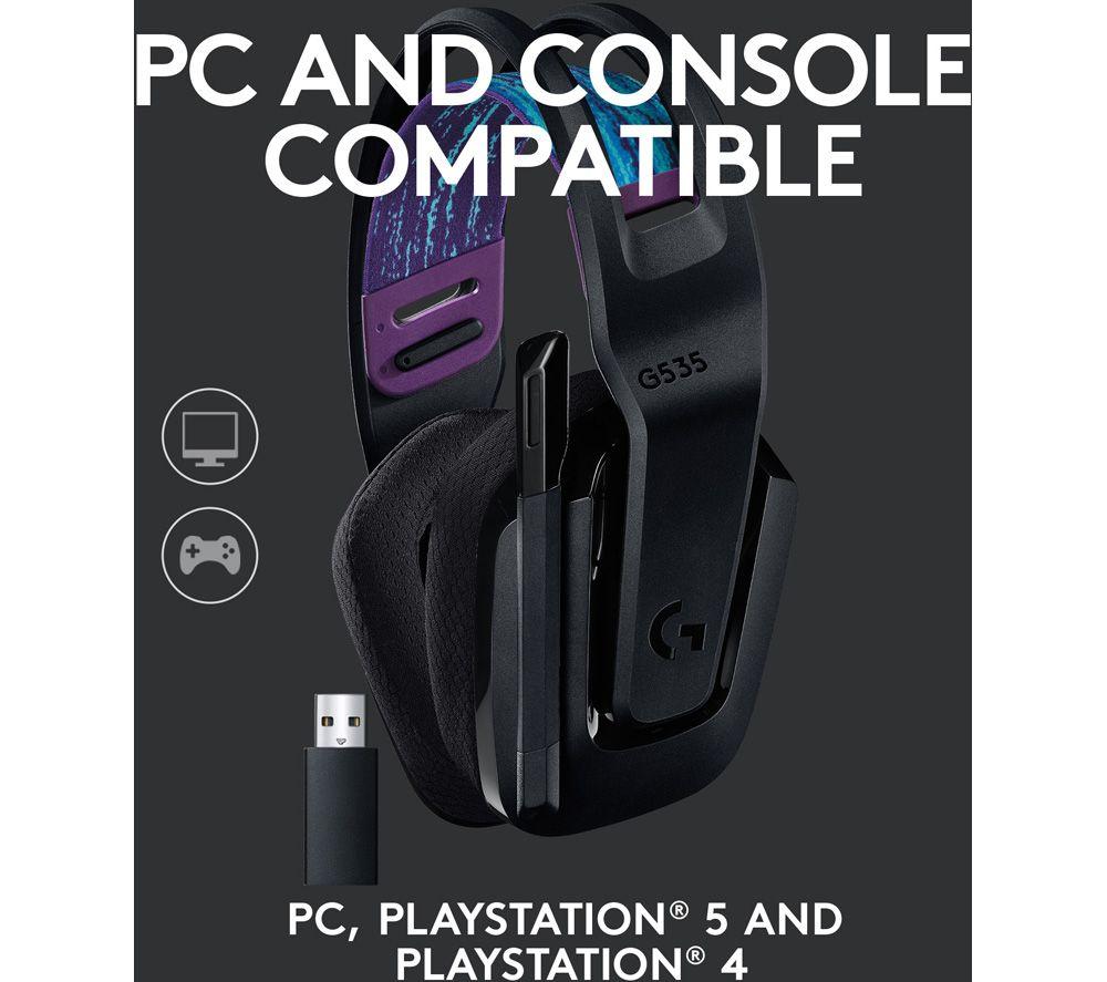 LOGITECH G535 LIGHTSPEED kabelloses Gaming-Headset – Schwarz