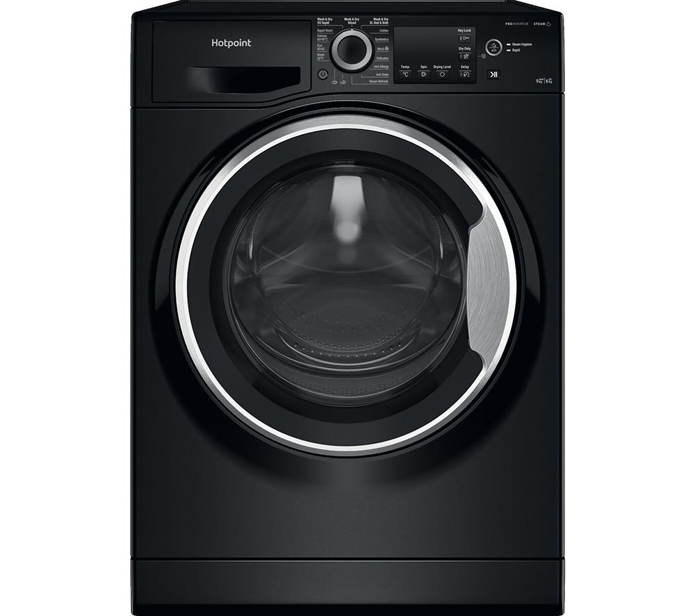 HOTPOINT NDB 9635 BS UK 9 kg Washer Dryer - Black