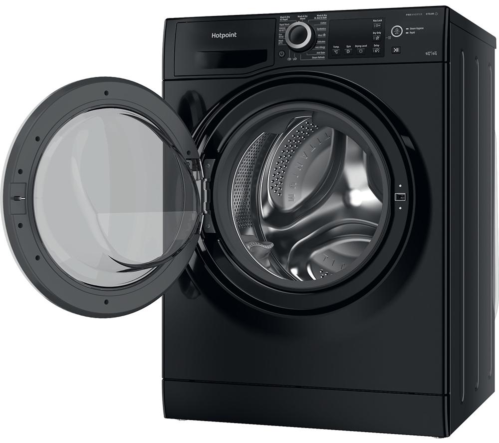 HOTPOINT NDB 9635 BS UK Lavadora-secadora de 9 kg - Negro