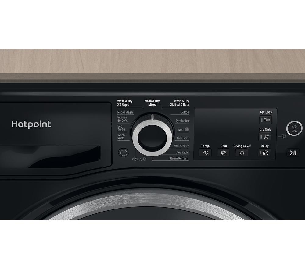 HOTPOINT NDB 9635 BS UK Lavadora-secadora de 9 kg - Negro