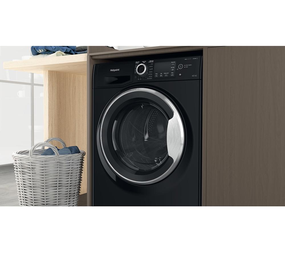 HOTPOINT NDB 9635 BS UK Lavadora-secadora de 9 kg - Negro