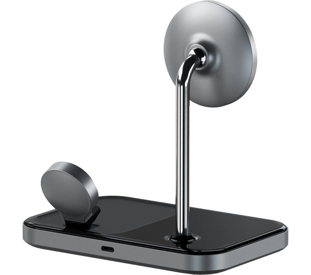 SATECHI ST-WMCS3M 3-in-1 Wireless Charging Stand with MagSafe