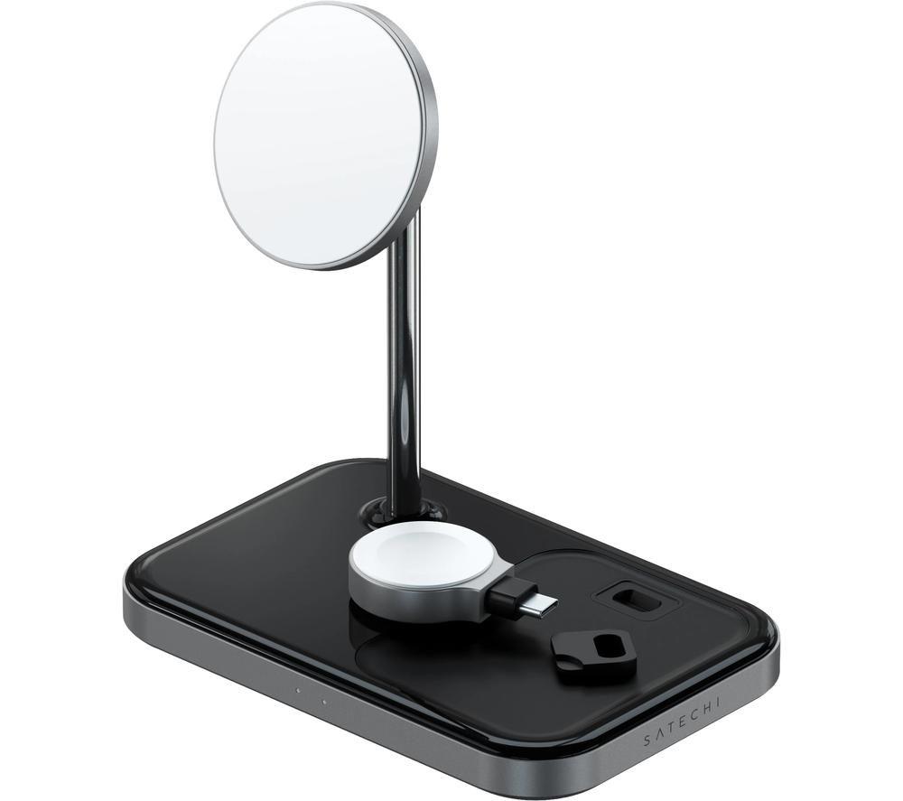 SATECHI ST-WMCS3M 3-in-1 Wireless Charging Stand with MagSafe