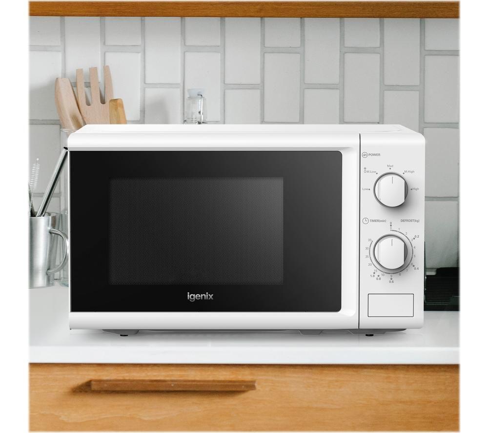 IGENIX IGM0820W Solo Microwave - White