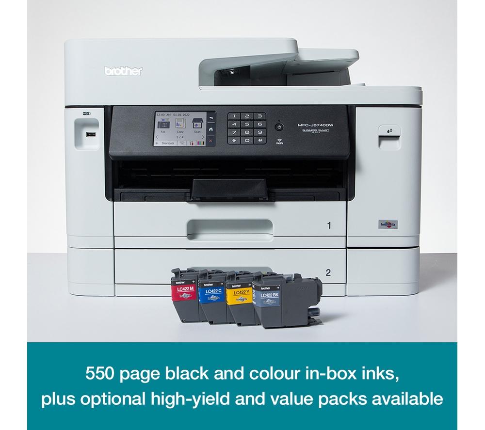 BROTHER MFCJ5740DW All-in-One Wireless A3 Inkjet Printer with Fax