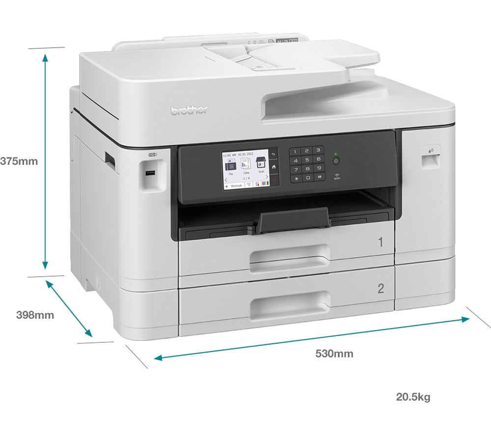BROTHER MFCJ5740DW All-in-One Wireless A3 Inkjet Printer with Fax