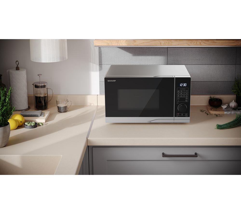 SHARP YC-PG284AU-S Microwave with Grill - Silver