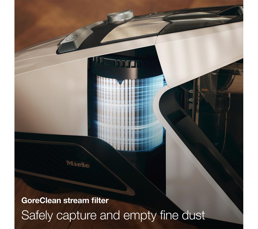 MIELE Blizzard CX1 Flex Cylinder Bagless Vacuum Cleaner - White