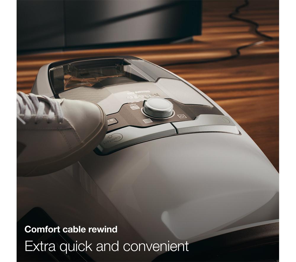 MIELE Blizzard CX1 Flex Cylinder Bagless Vacuum Cleaner - White