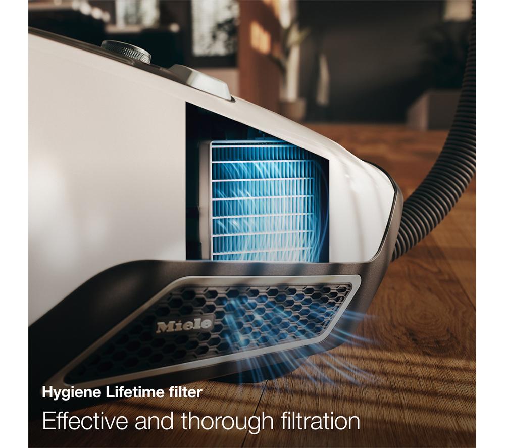 MIELE Blizzard CX1 Flex Cylinder Bagless Vacuum Cleaner - White