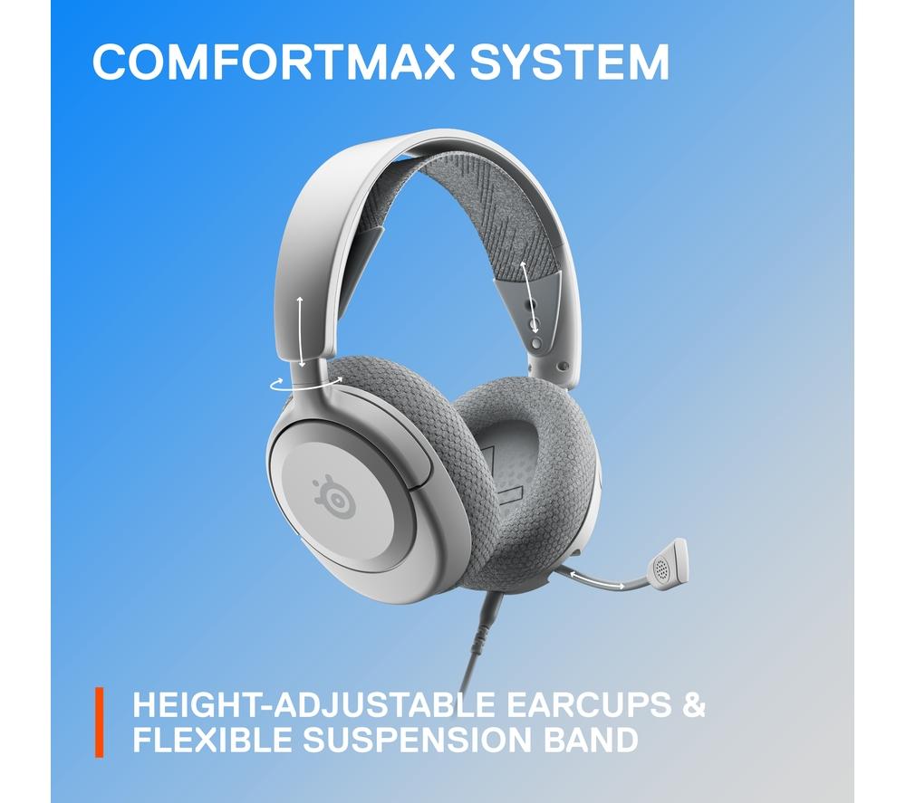 STEELSERIES Arctis Nova 1P Gaming Headset - White
