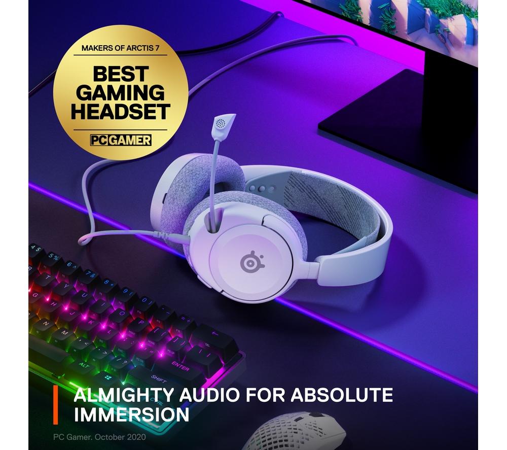 STEELSERIES Arctis Nova 1 Gaming Headset - White