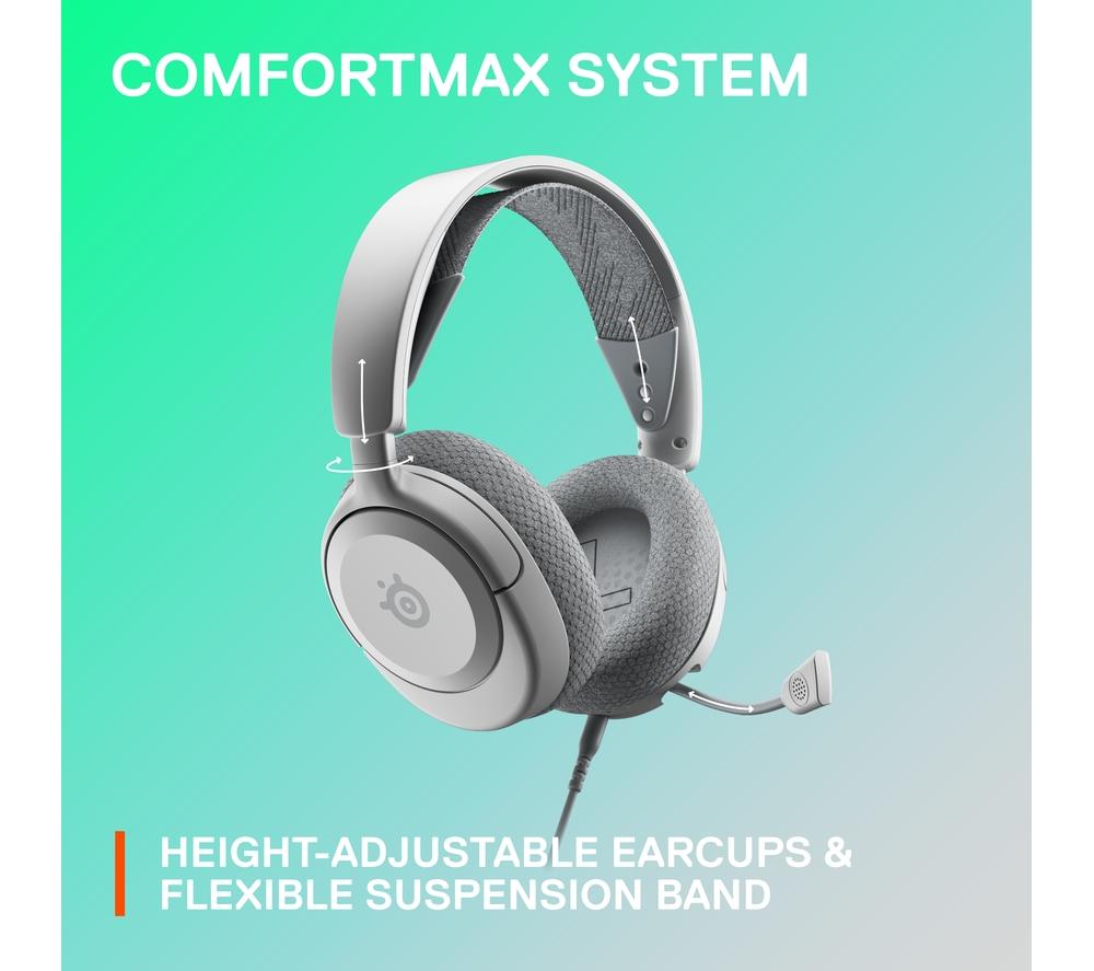 STEELSERIES Arctis Nova 1 Gaming Headset - White