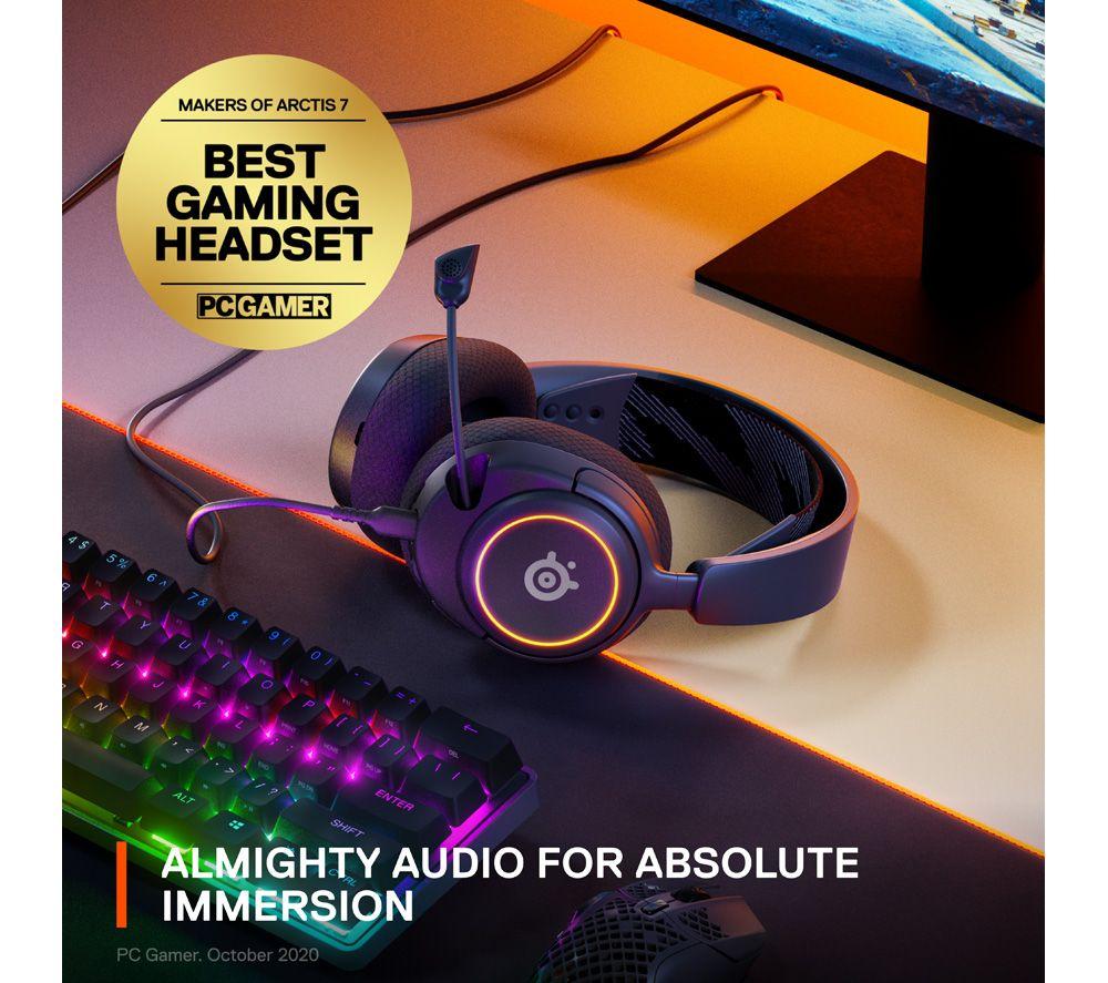 STEELSERIES Arctis Nova 3 7.1 Gaming-Headset - Schwarz