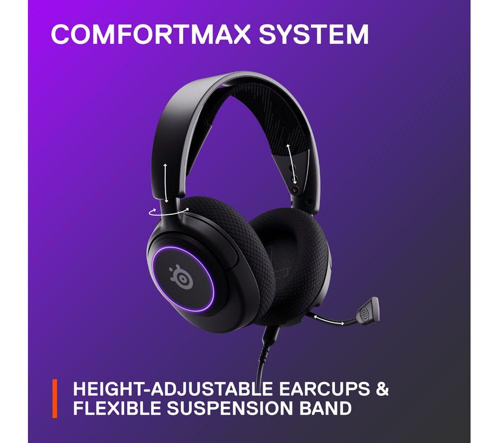 STEELSERIES Arctis Nova 3 7.1 Gaming-Headset - Schwarz
