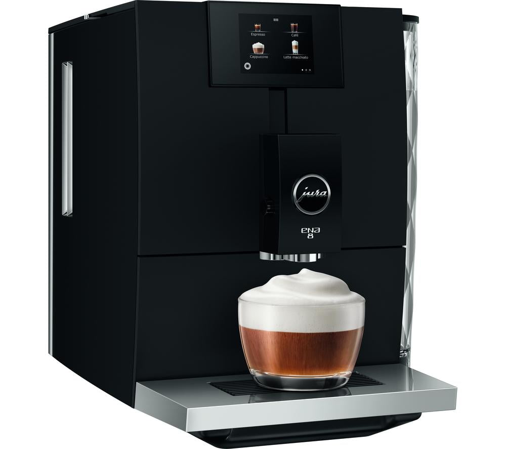JURA ENA 8 Bean to Cup Coffee Machine - Metropolitan Black