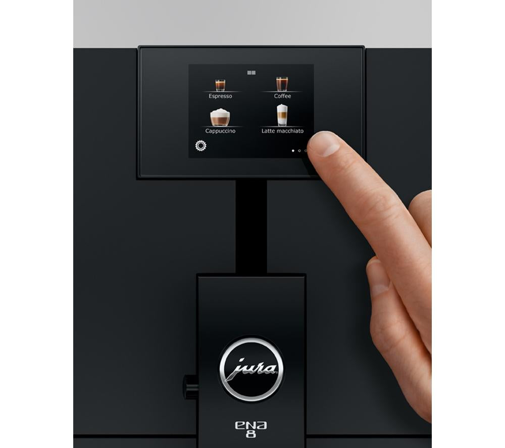 JURA ENA 8 Bean to Cup Coffee Machine - Metropolitan Black