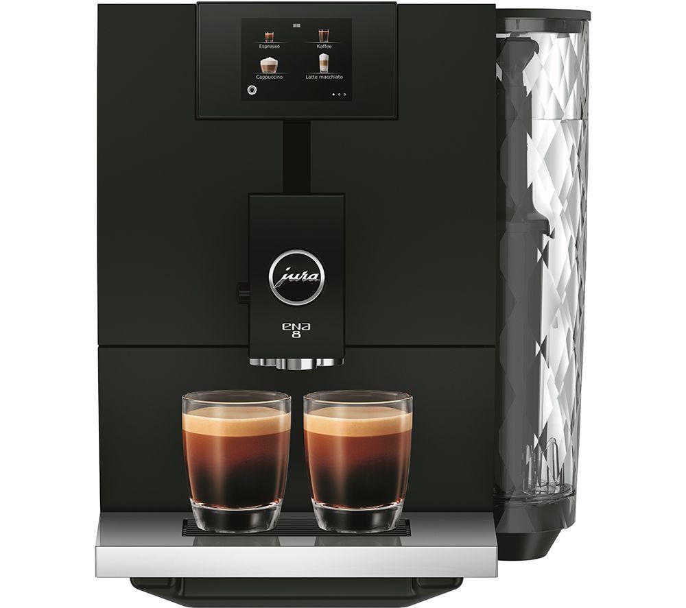 JURA ENA 8 Bean to Cup Coffee Machine - Metropolitan Black