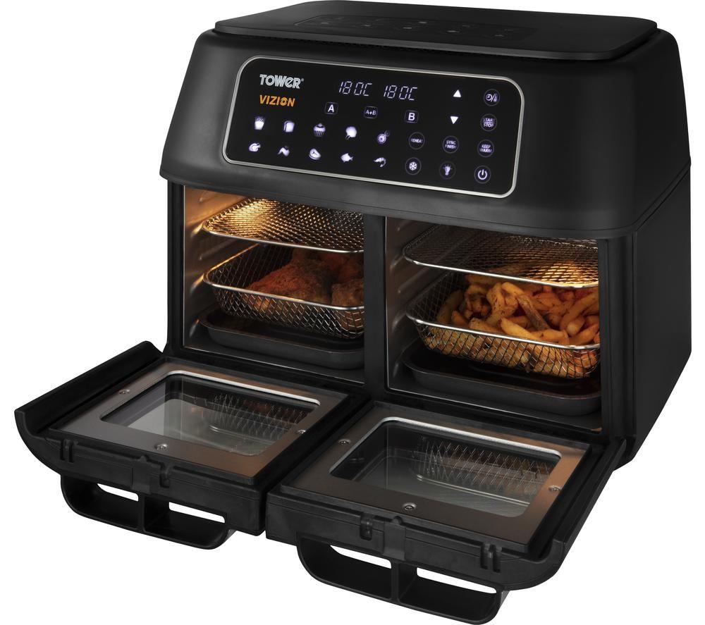 TOWER Vortx Vizion T17102 Air Fryer - Black