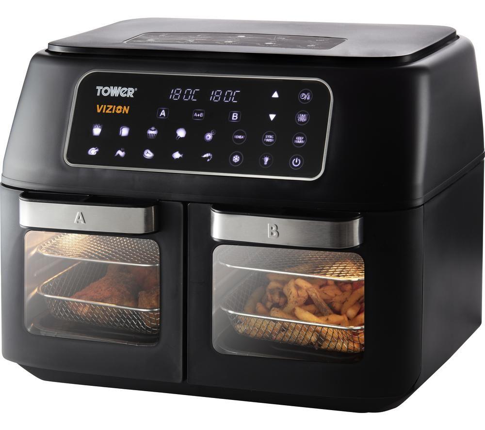 TOWER Vortx Vizion T17102 Air Fryer - Black