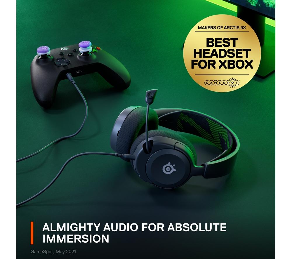 STEELSERIES Arctis Nova 1X 7.1 Gaming Headset - Black & Green