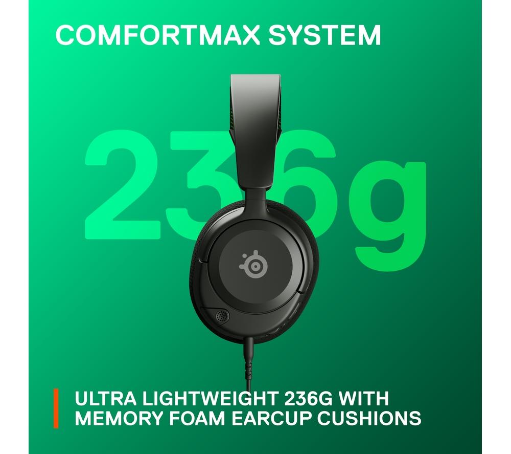 STEELSERIES Arctis Nova 1X 7.1 Gaming Headset - Black & Green