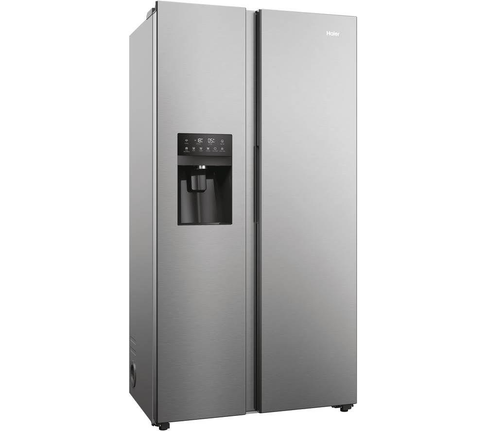 Frigorífico americano HAIER HSR5918DIMP - Acero Inoxidable Platino