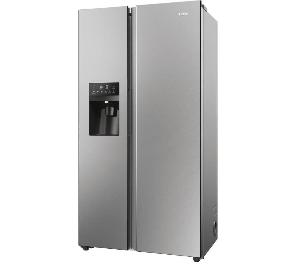 Frigorífico americano HAIER HSR5918DIMP - Acero Inoxidable Platino