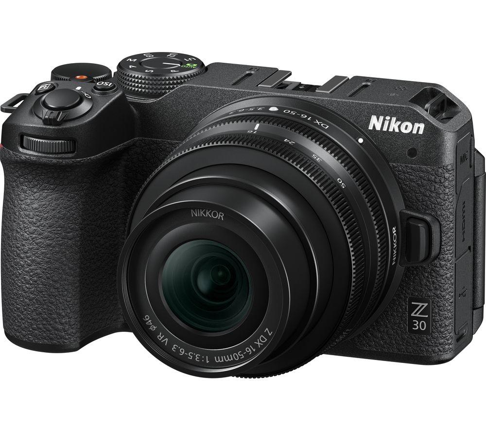 NIKON Z 30 Mirrorless Camera with NIKKOR Z DX 16-50 mm f/3.5-6.3 VR & 50-250 mm f/4.5-6.4 VR Lens