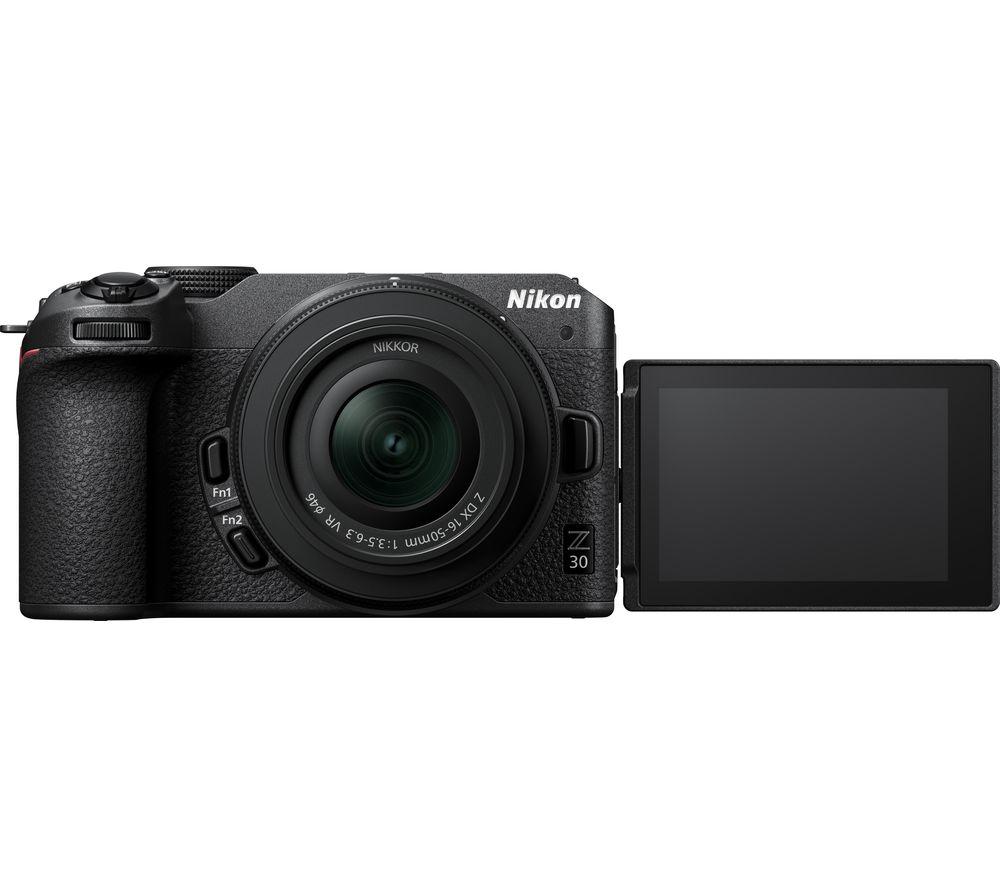 NIKON Z 30 Mirrorless Camera with NIKKOR Z DX 16-50 mm f/3.5-6.3 VR & 50-250 mm f/4.5-6.4 VR Lens