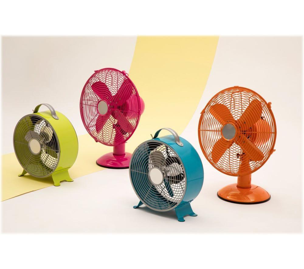 INTERIORS by Premier Tragbarer 12"-Tischventilator - Orange