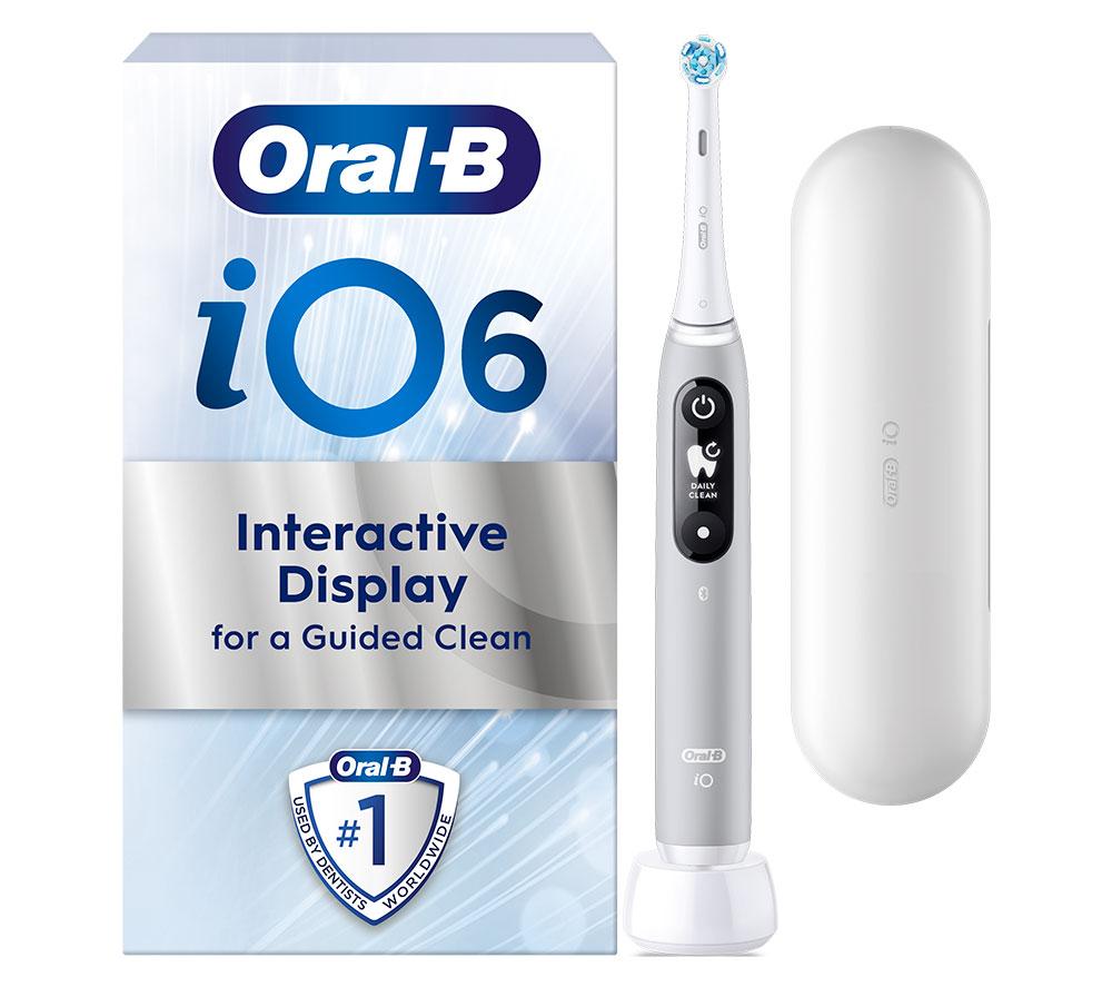 ORAL-B iO6 Electric Toothbrush & Travel Case - Grey Opal