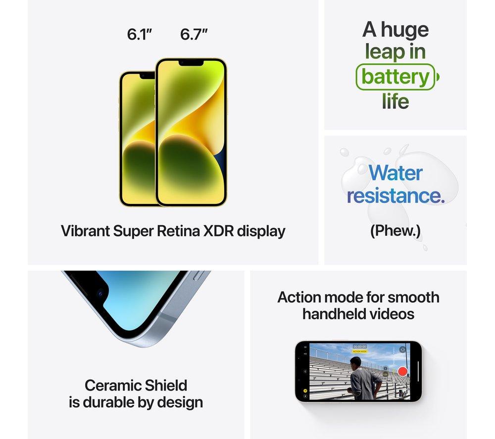 APPLE iPhone 14 - 128 GB, Midnight