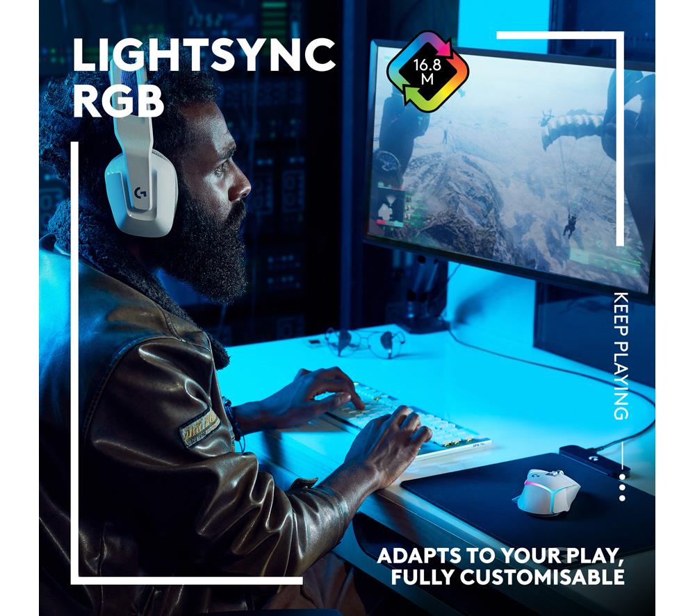 Ratón inalámbrico óptico para videojuegos Logitech G502 X Plus Lightspeed - Negro