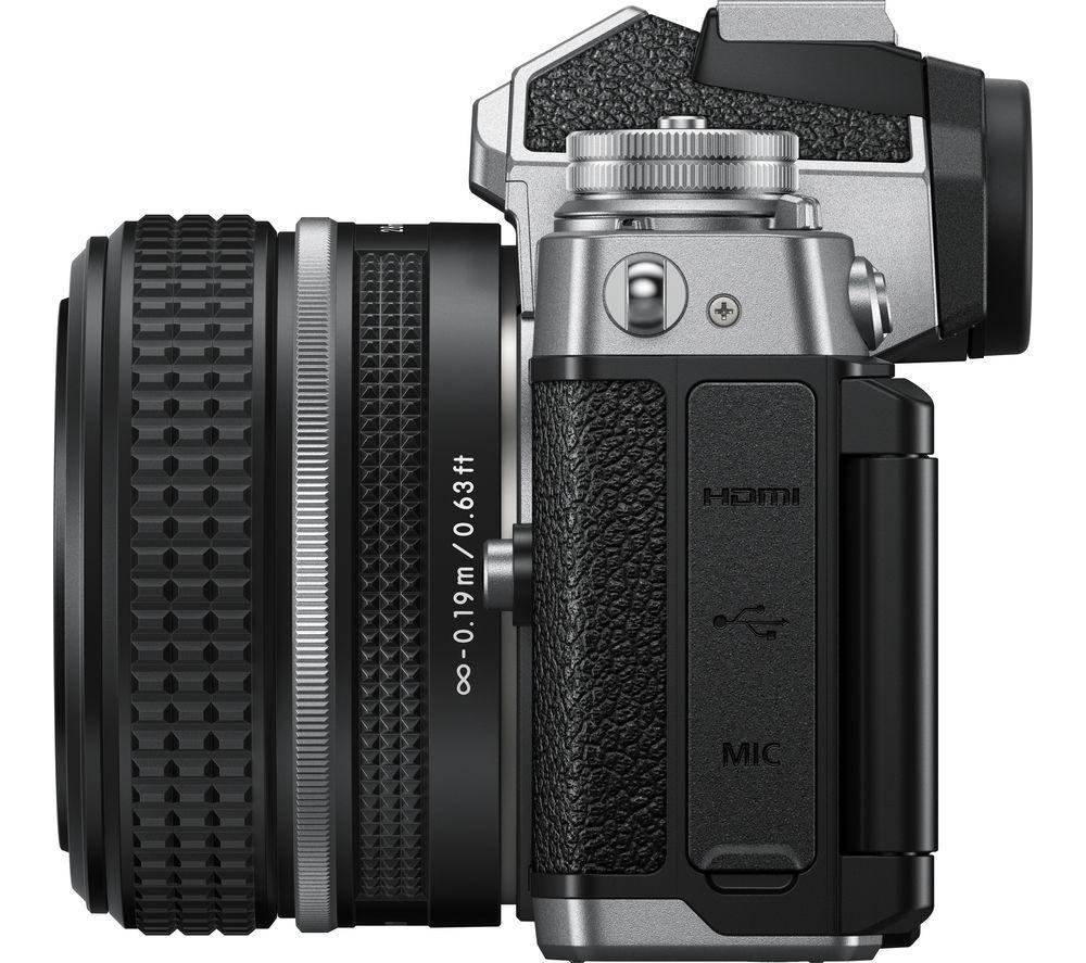 NIKON Z fc Mirrorless Camera with NIKKOR Z 28 mm f/2.8 SE Lens - Silver