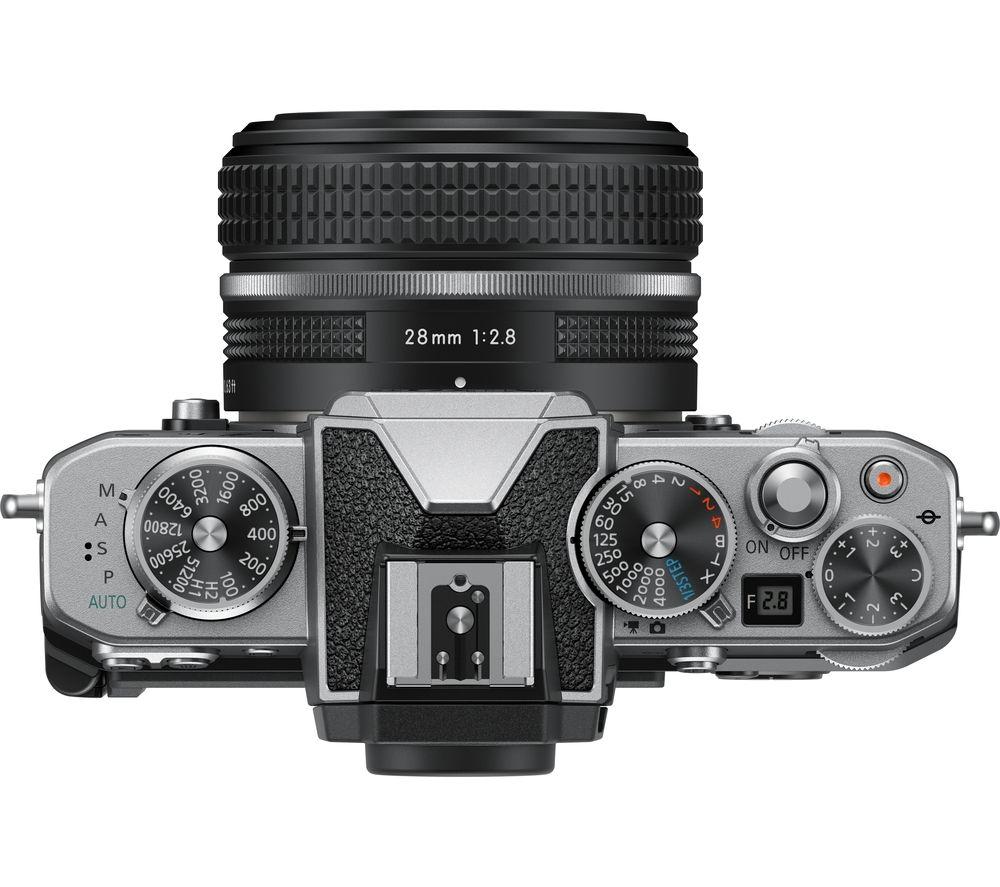 NIKON Z fc Mirrorless Camera with NIKKOR Z 28 mm f/2.8 SE Lens - Silver