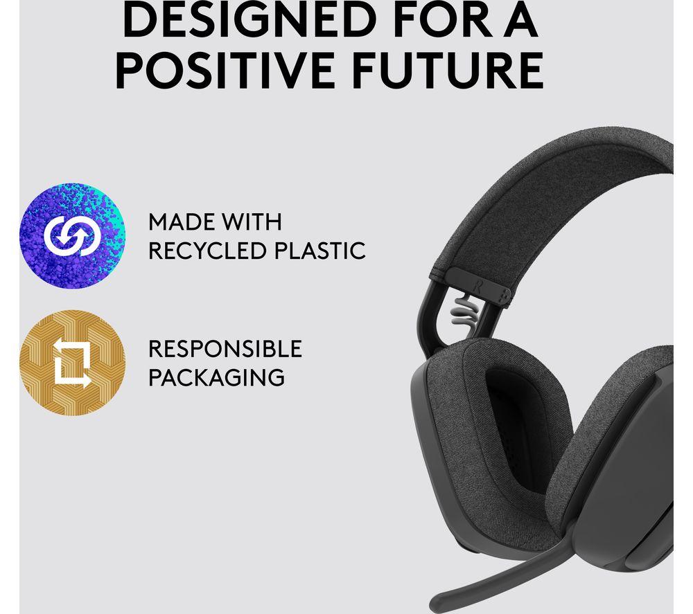 LOGITECH Zone Vibe 100 Wireless Headset - Graphite
