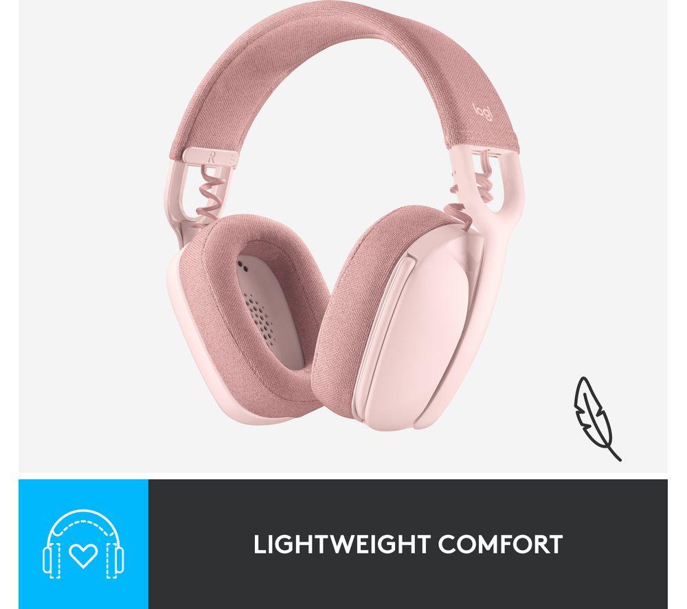 LOGITECH Zone Vibe 100 Wireless Headset - Rose
