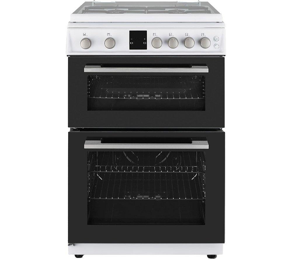 MONTPELLIER MDOG60LW 60 cm Gas Cooker - White & Silver