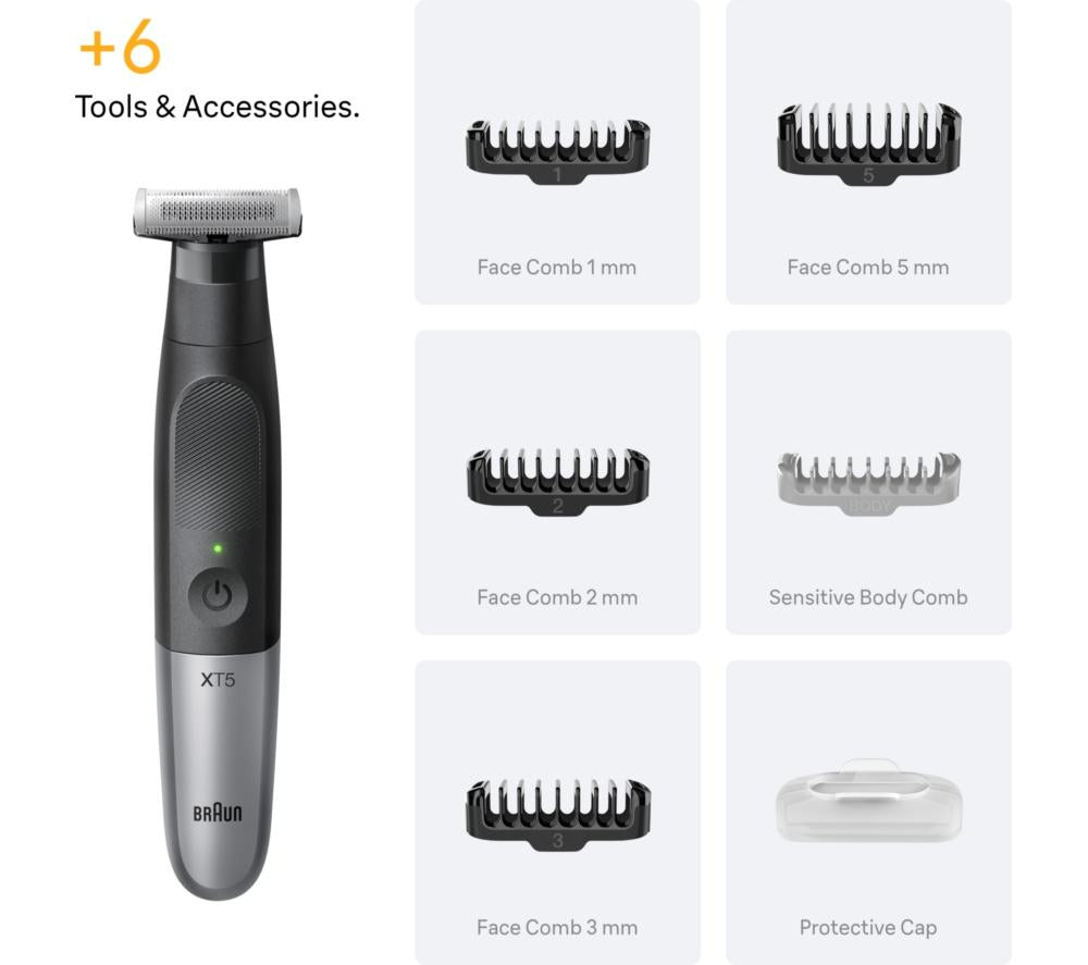 BRAUN Series X XT5100 Wet & Dry All-in-One Trimmer - Black