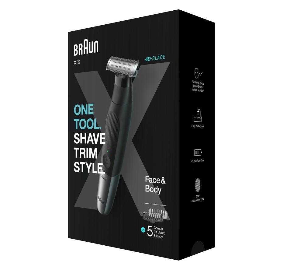 BRAUN Series X XT5100 Wet & Dry All-in-One Trimmer - Black