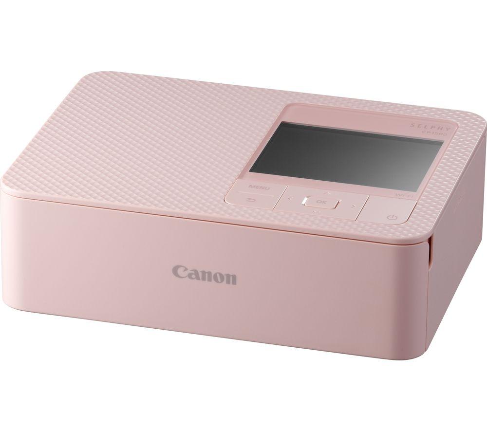 CANON SELPHY CP1500 Wireless Photo Printer - Pink