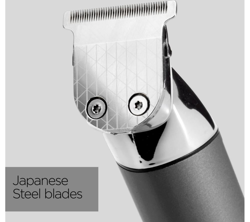 BABYLISS Super-X Metal Series 15-in-1 Wet & Dry Multi-Trimmer Kit - Grey & Chrome