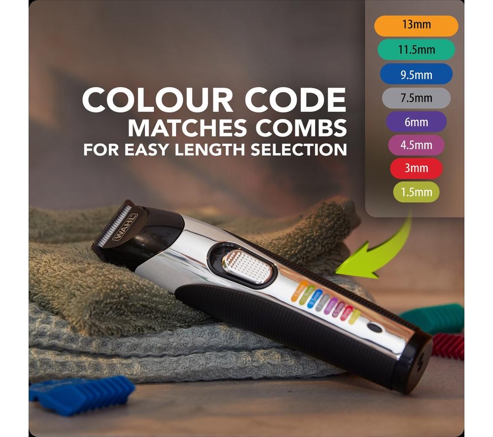WAHL Colour Trim Stubble & Beard Trimmer Kit - Black & Silver