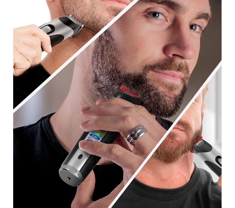 WAHL Colour Trim Stubble & Beard Trimmer Kit - Black & Silver