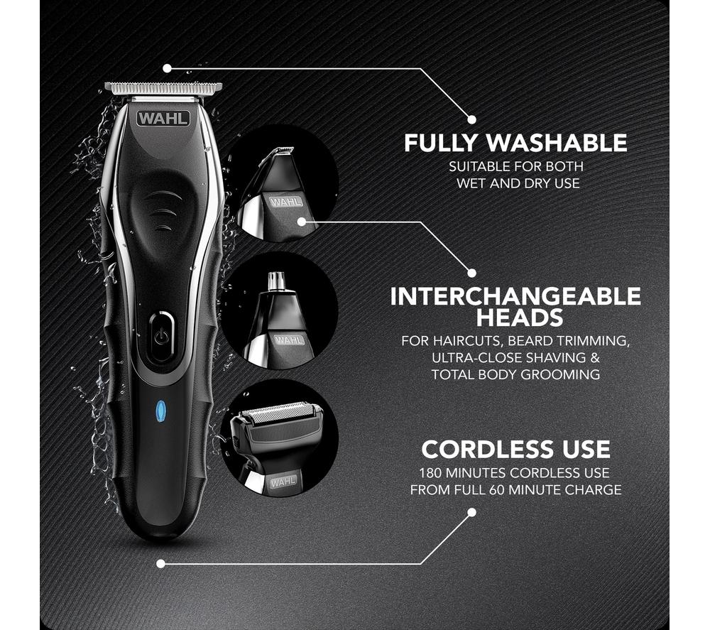 WAHL Aqua Blade 10-in-1 Multi-Trimmer Kit - Black