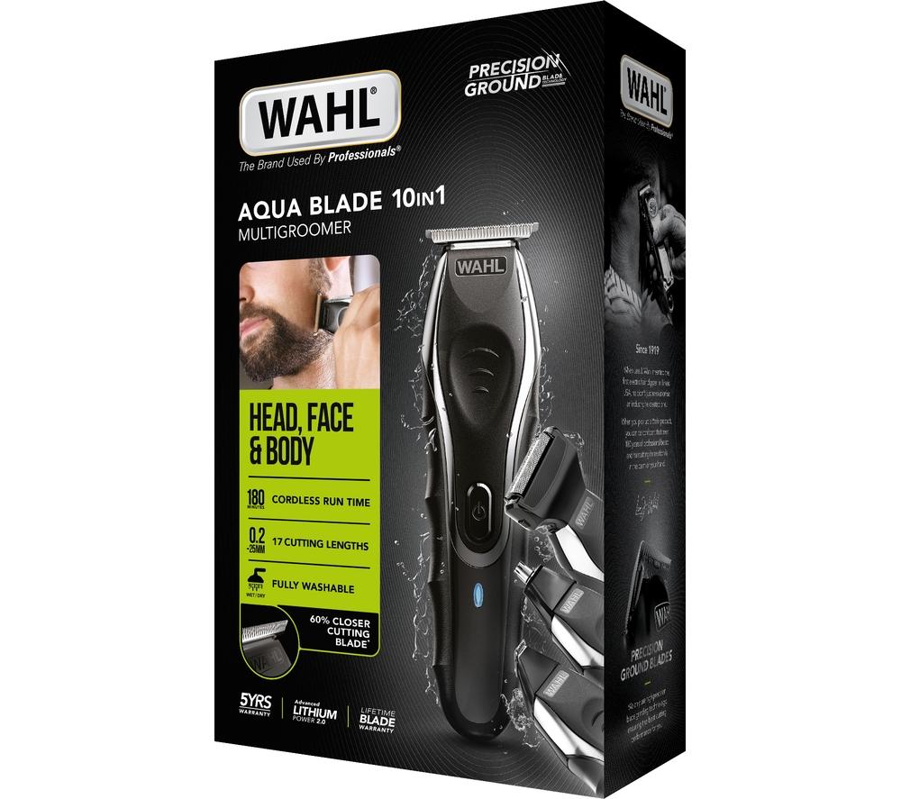WAHL Aqua Blade 10-in-1 Multi-Trimmer Kit - Black