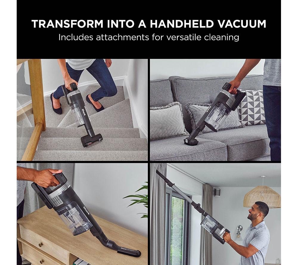 SHARK Stratos Anti Hair Wrap Plus Pet Pro IZ420UKT Cordless Vacuum Cleaner - Silver